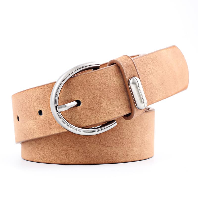 Women's Classic Style Leather Belt | sebastian7