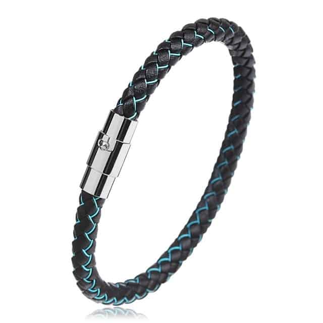 Unisex Braided Leather Bracelet | sebastian7
