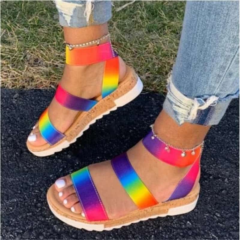 rainbow platform slides