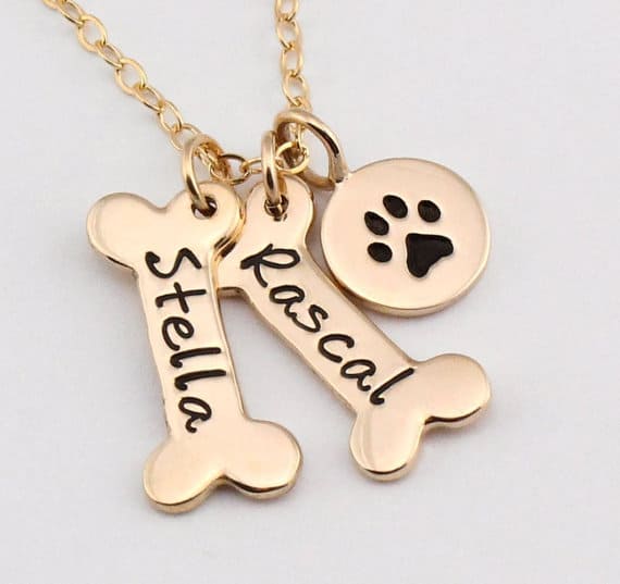 Personalized Dog Paw Necklace | sebastian7